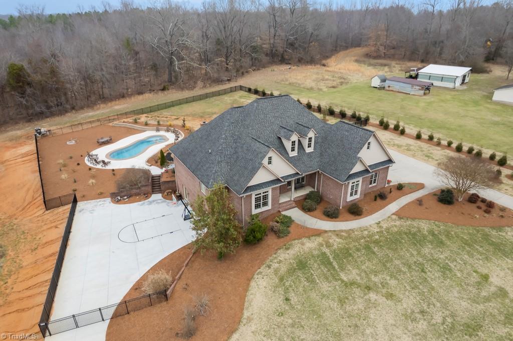 404 Pete Fritts Road Lexington, NC 27292 - Photo 2 of 50 Drone View