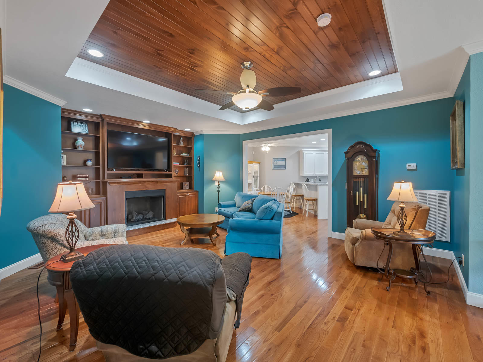 12003 Thatch Road Harrison, TN 37341 - Photo 5 of 45 Living Room w/ Specialty Ceiling