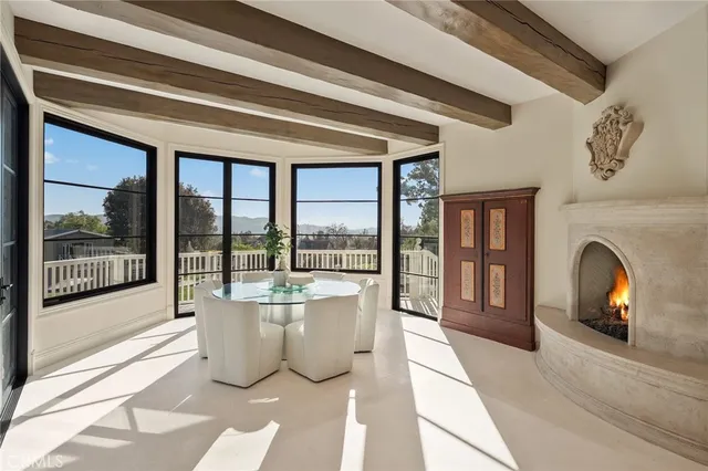 a bathroom with a shower and toilet