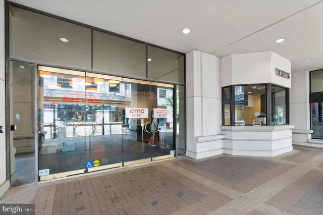 a front view of a building