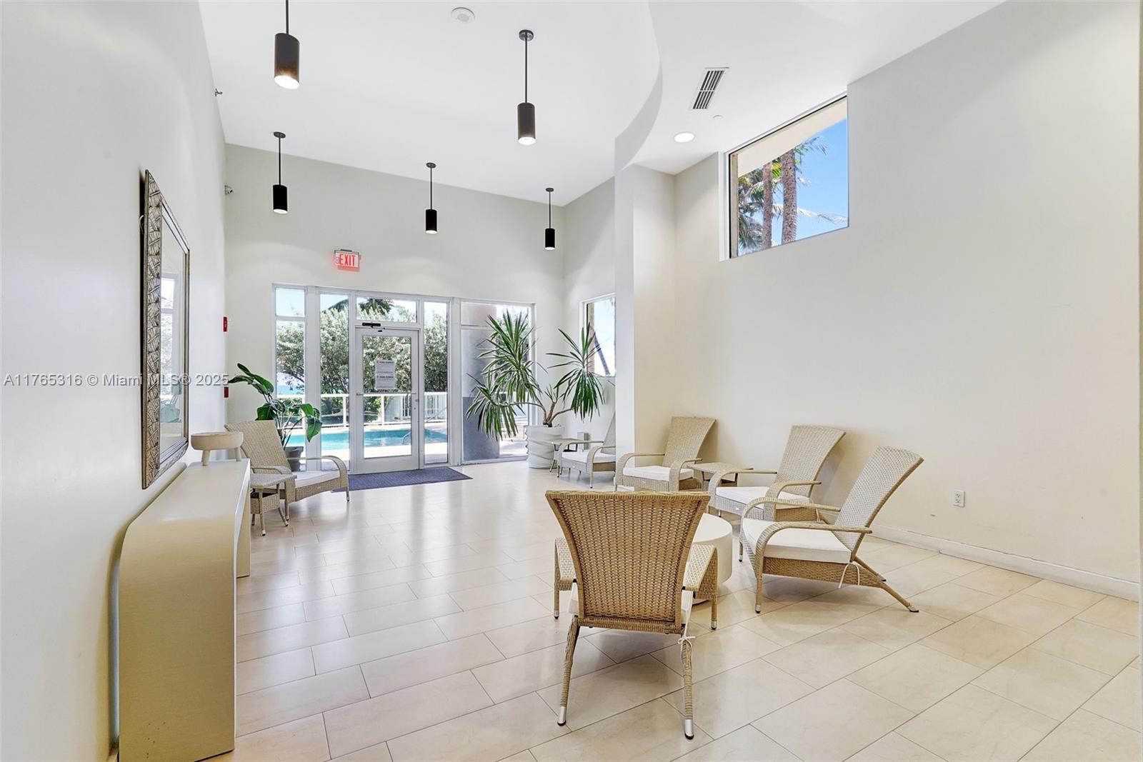 8911 Collins Avenue, Unit 605 Surfside, FL 33154 - Photo 44 of 46 Lounge Area