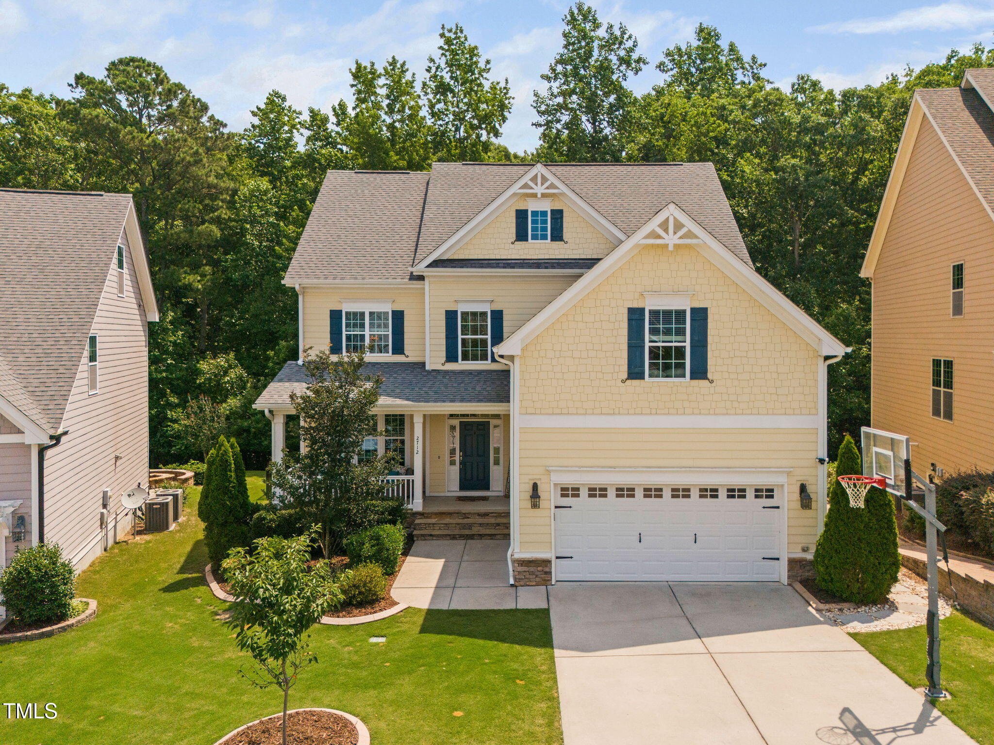 2712 Lake Waccamaw Trail Apex, NC 27502 - Photo 1 of 41 a aerial view of a house with a yard