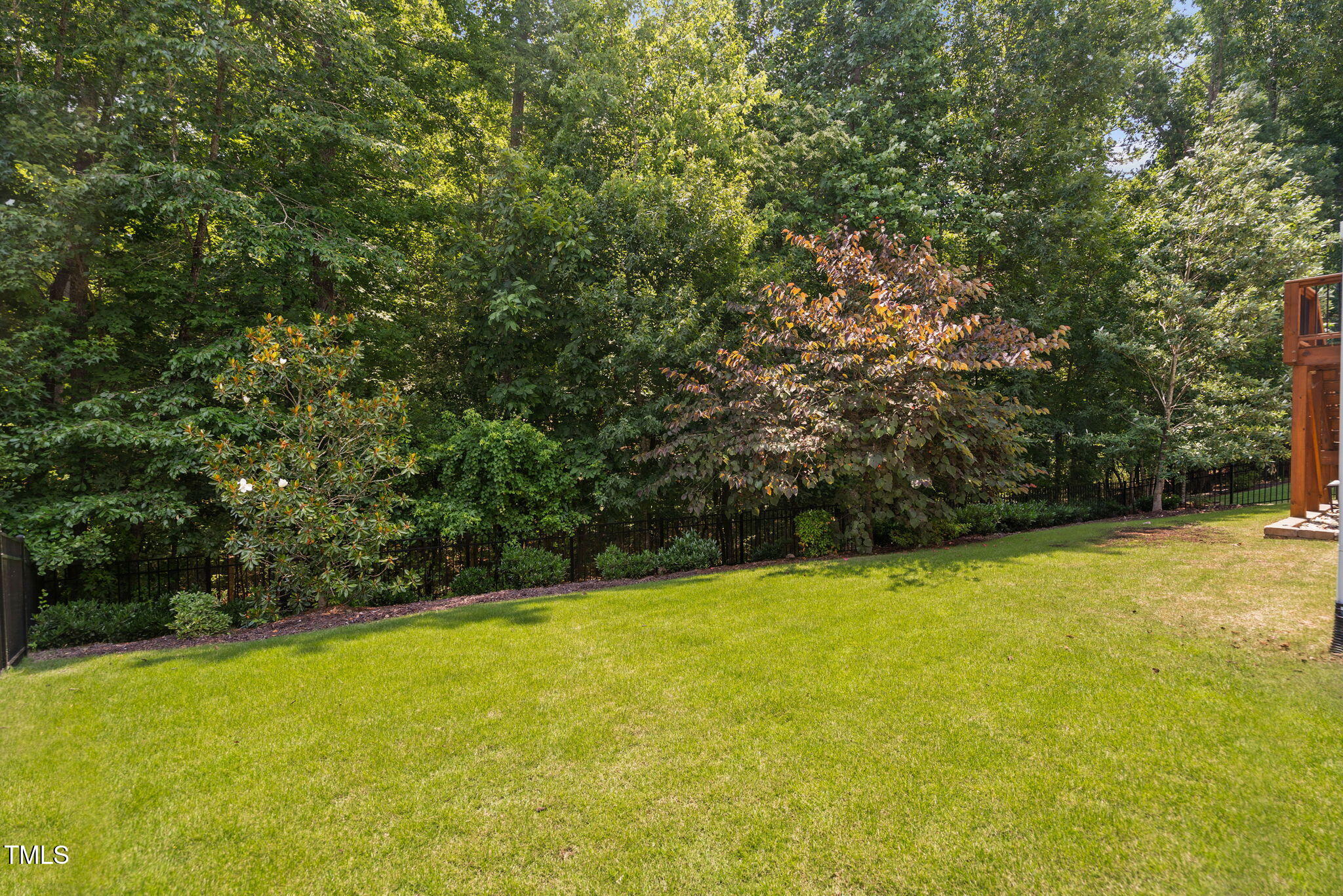 2712 Lake Waccamaw Trail Apex, NC 27502 - Photo 33 of 41 a view of a large yard with large trees