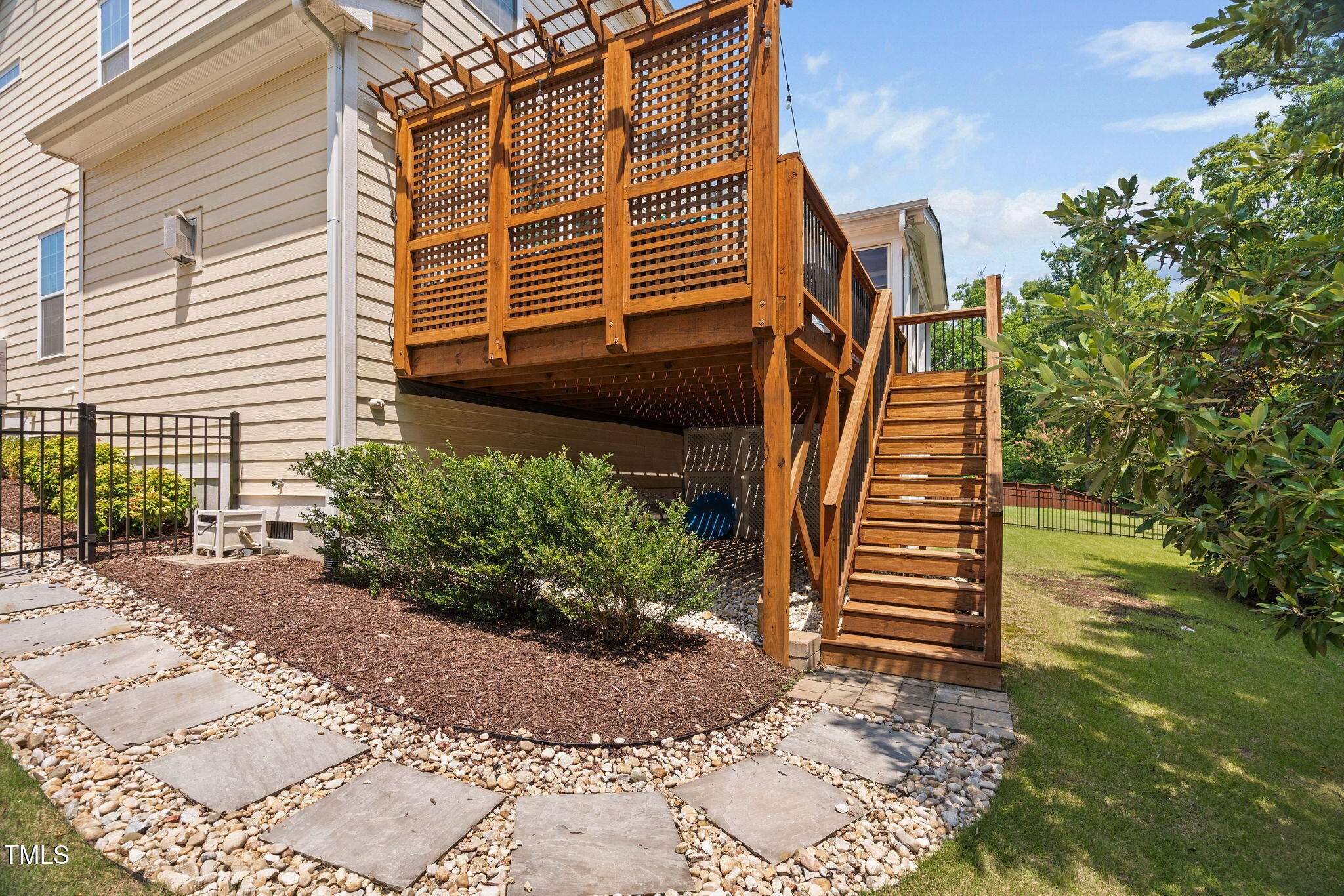 2712 Lake Waccamaw Trail Apex, NC 27502 - Photo 35 of 41 a view of a pathway of a house