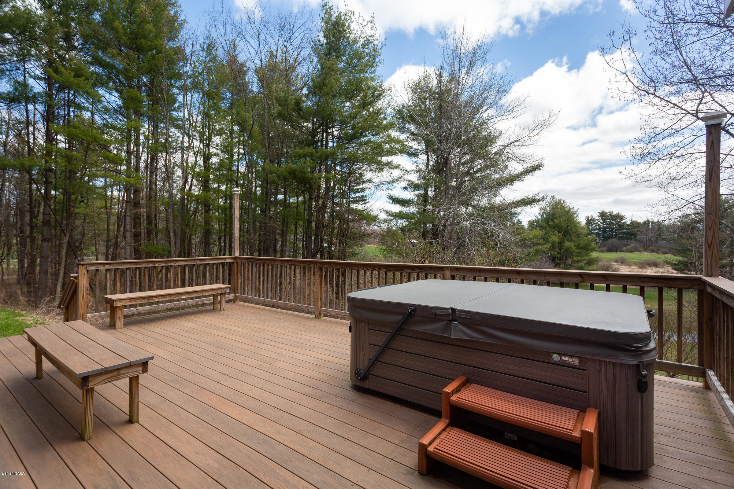 435 Stockbridge Road Lee, MA 01238 - Photo 12 of 21 Large Deck with Hot Tub