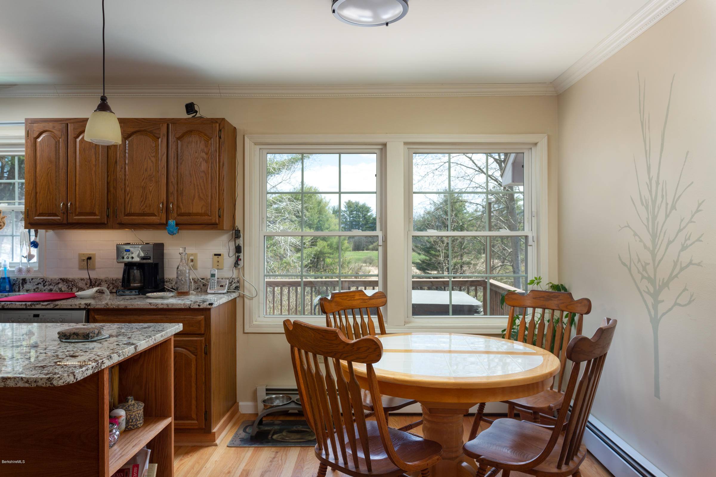435 Stockbridge Road Lee, MA 01238 - Photo 6 of 21 Eat-in Kitchen with View