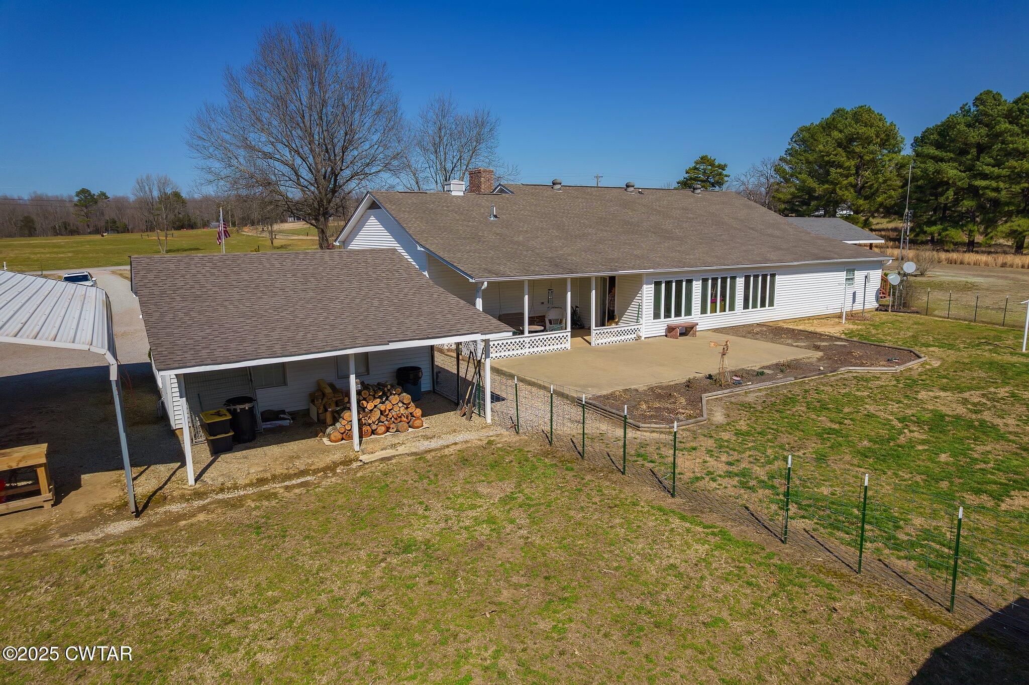 280 St Road Beech Bluff, TN 38313 - Photo 26 of 46 a view of a house with a patio