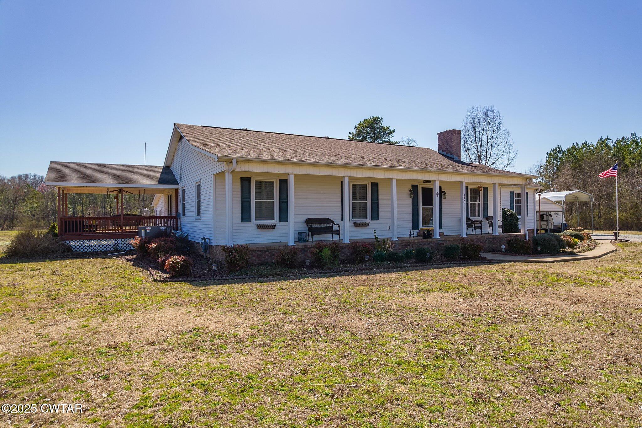 280 St Road Beech Bluff, TN 38313 - Photo 43 of 46 a view of a house with a big yard