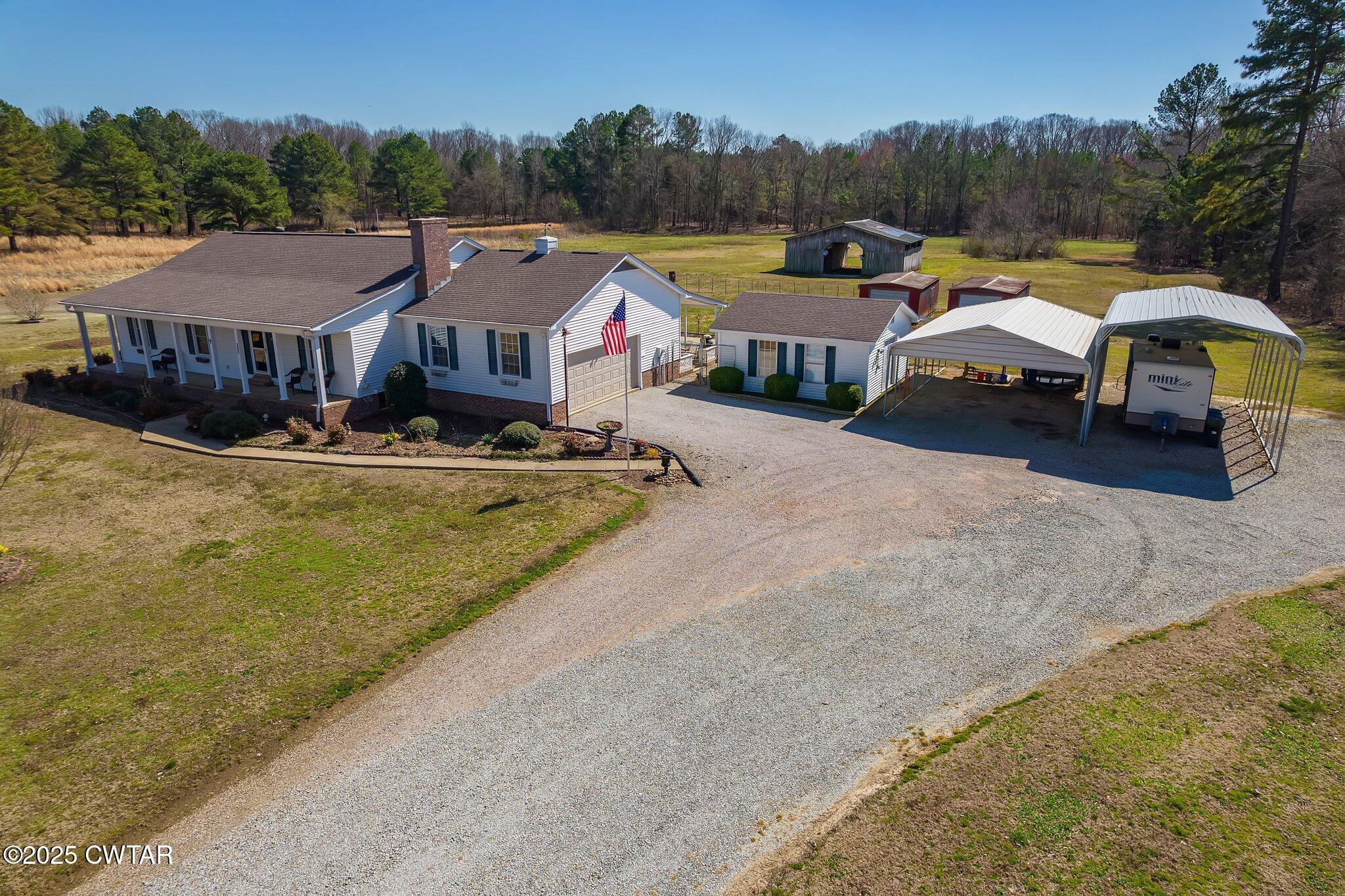 280 St Road Beech Bluff, TN 38313 - Photo 45 of 46 a view of a town with barn house