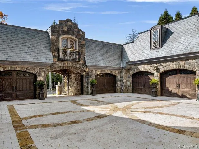 a table with chairs and a clock on it