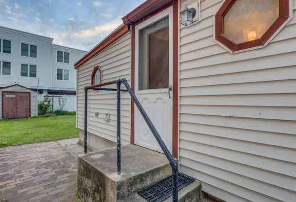 a view of outdoor space and deck