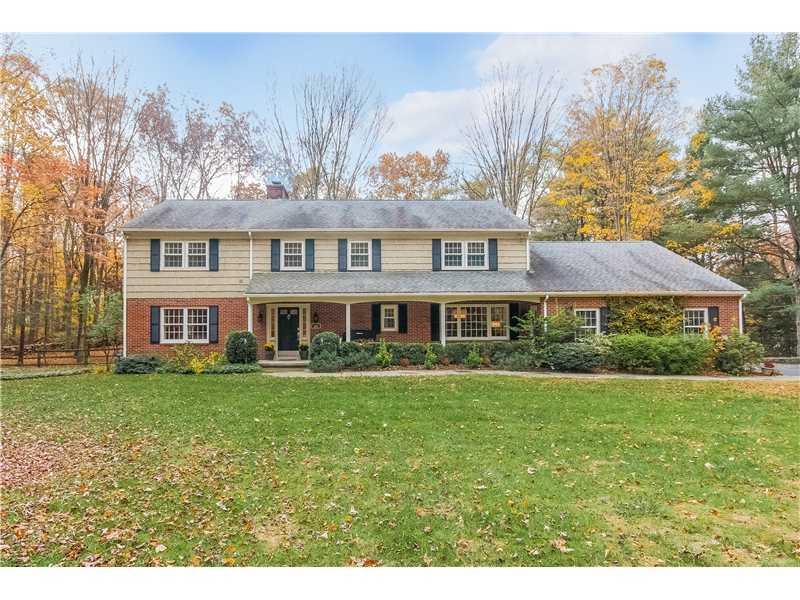 145 Marvin Ridge Road New Canaan, CT 06840 - Photo 1 of 24 a view of a house with garden