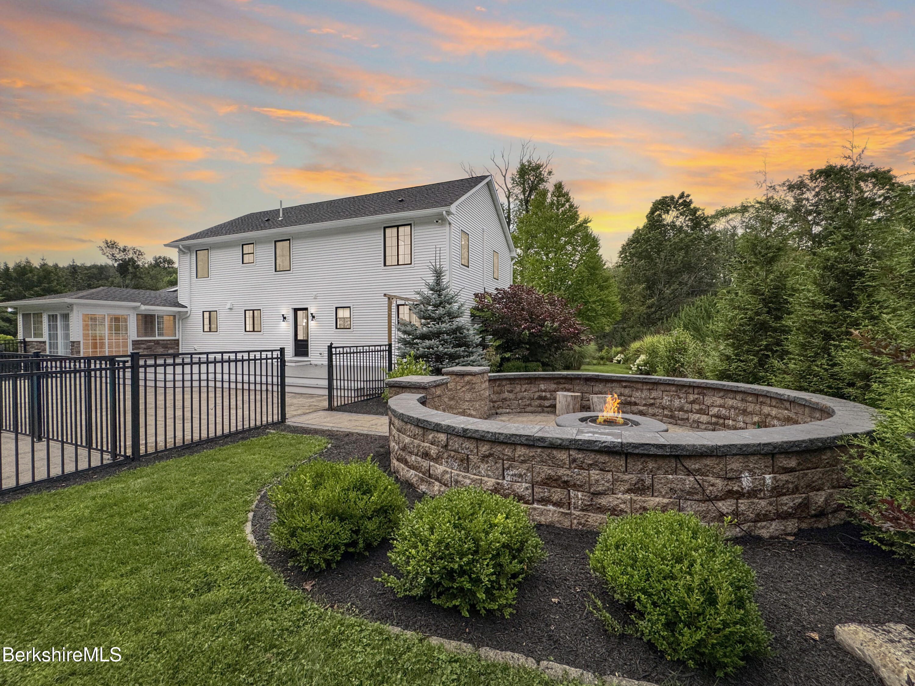 65 Johnson Road Dalton, MA 01226 - Photo 3 of 80 Outdoor living with built-in fire pit