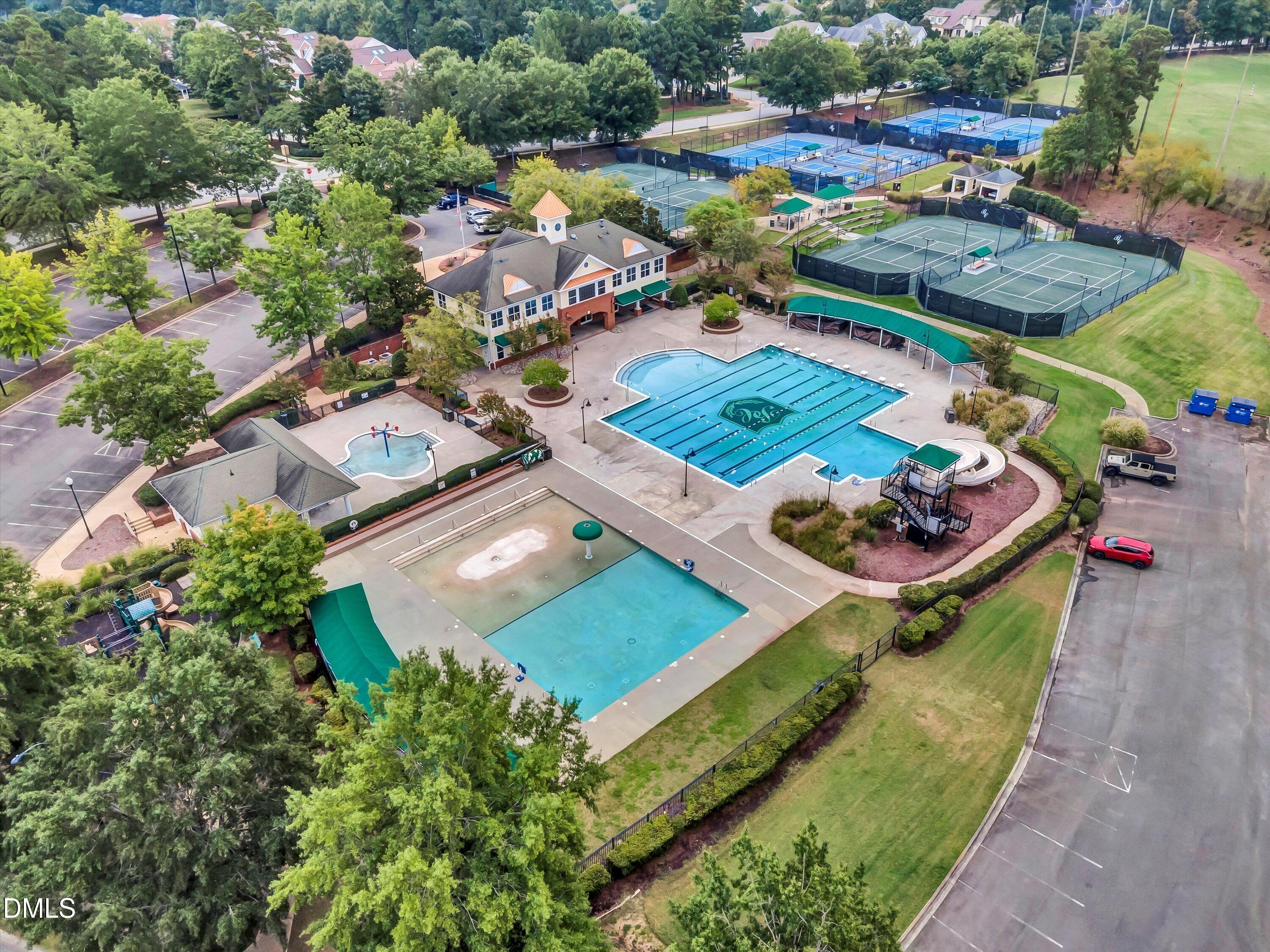 11708 Dellcain Court Raleigh, NC 27617 - Photo 54 of 67 Aerial View