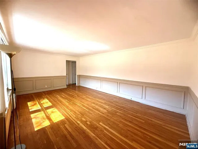 a view of a room with an empty space