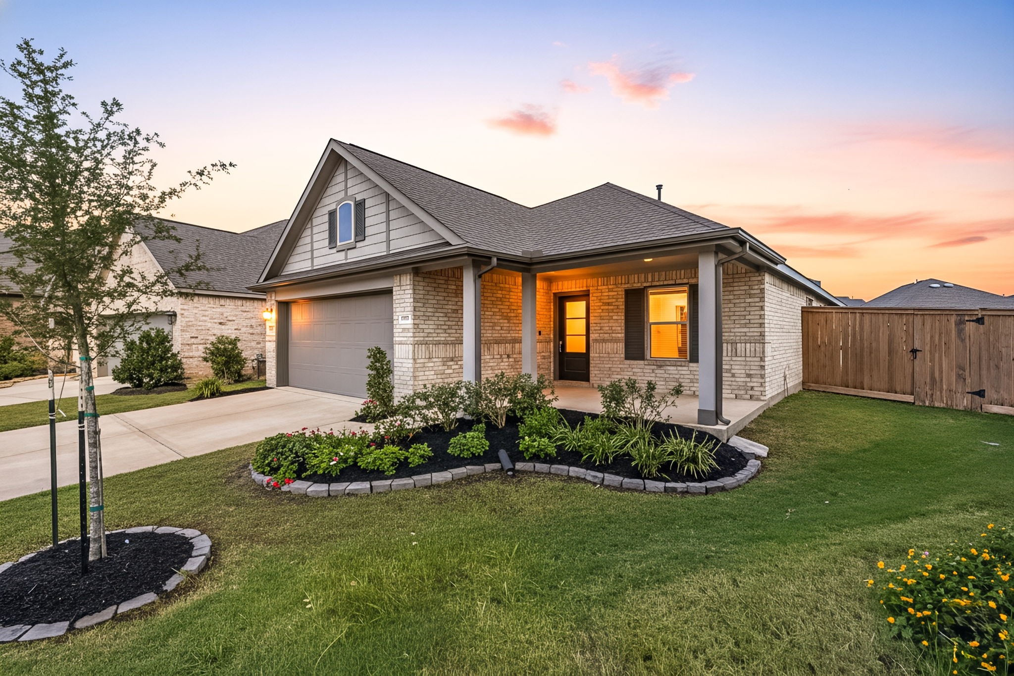 23002 Blackstone Park Road Katy, TX 77493 - Photo 2 of 36 a front view of a house with garden