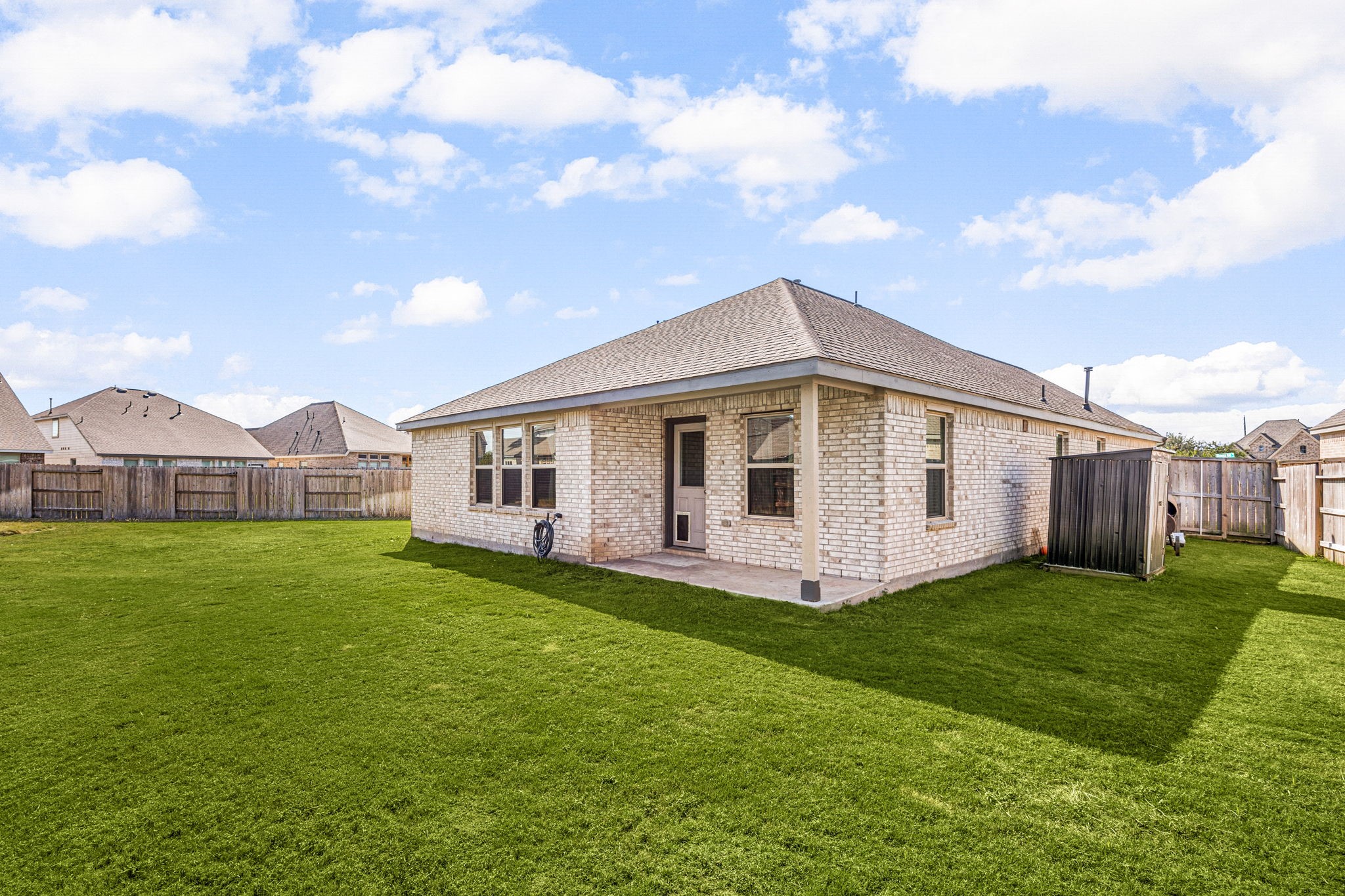 23002 Blackstone Park Road Katy, TX 77493 - Photo 28 of 36 a view of a house with a yard and pathway