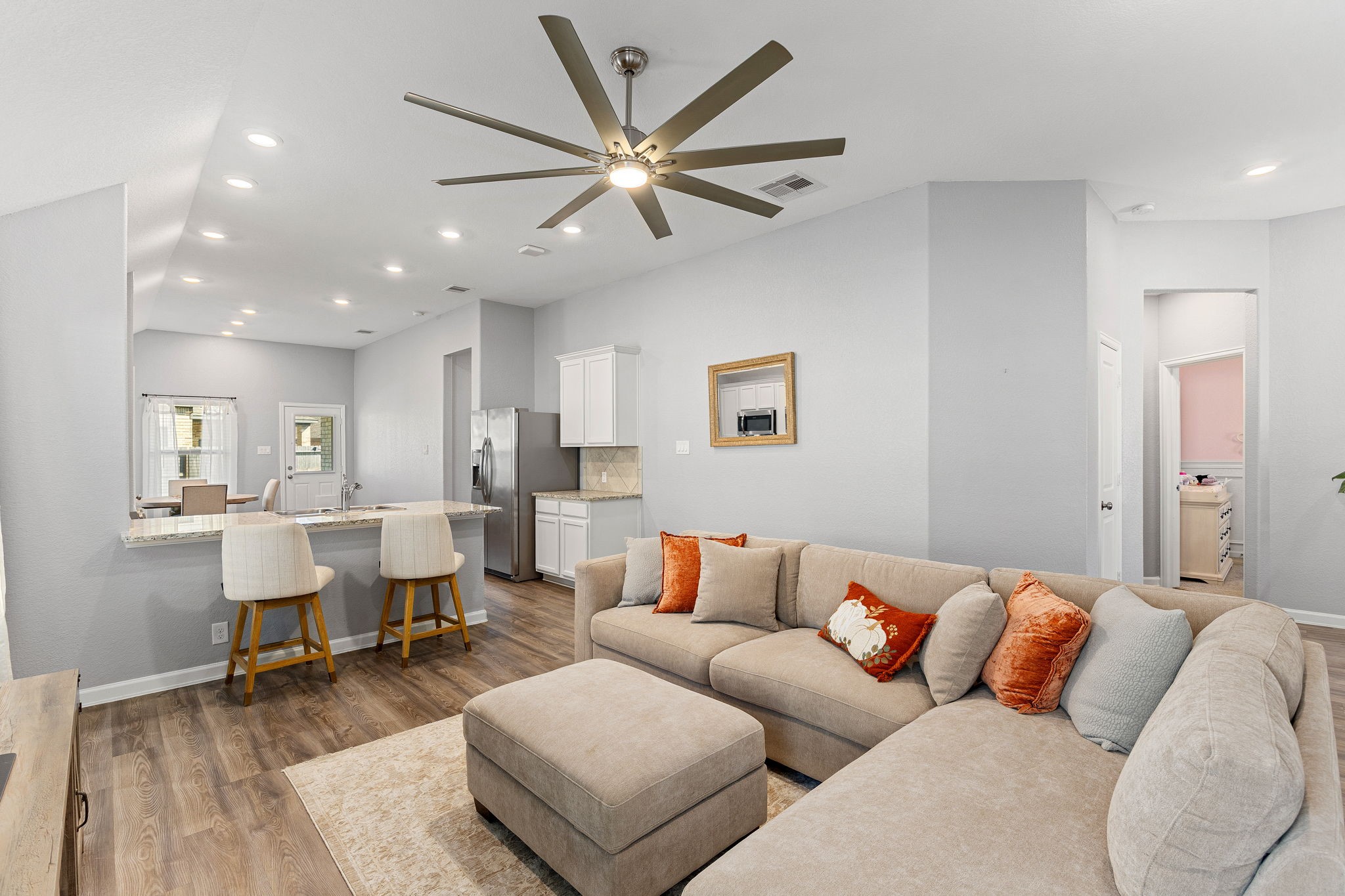 23002 Blackstone Park Road Katy, TX 77493 - Photo 36 of 36 a living room with furniture and a large window