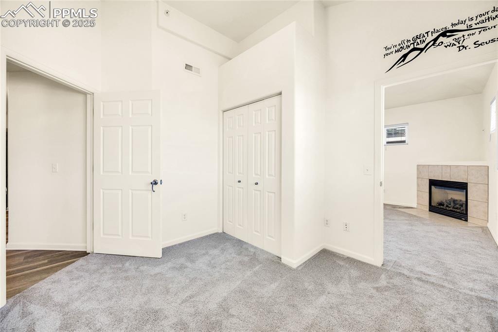 3765 Hartsock Lane, Unit 307 Colorado Springs, CO 80917 - Photo 23 of 37 a view of a livingroom with a fireplace