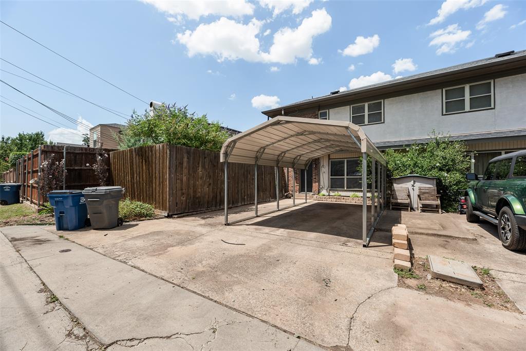 4988 Thunder Road Dallas, TX 75244 - Photo 32 of 32 Alley access, covered and uncovered parking spaces