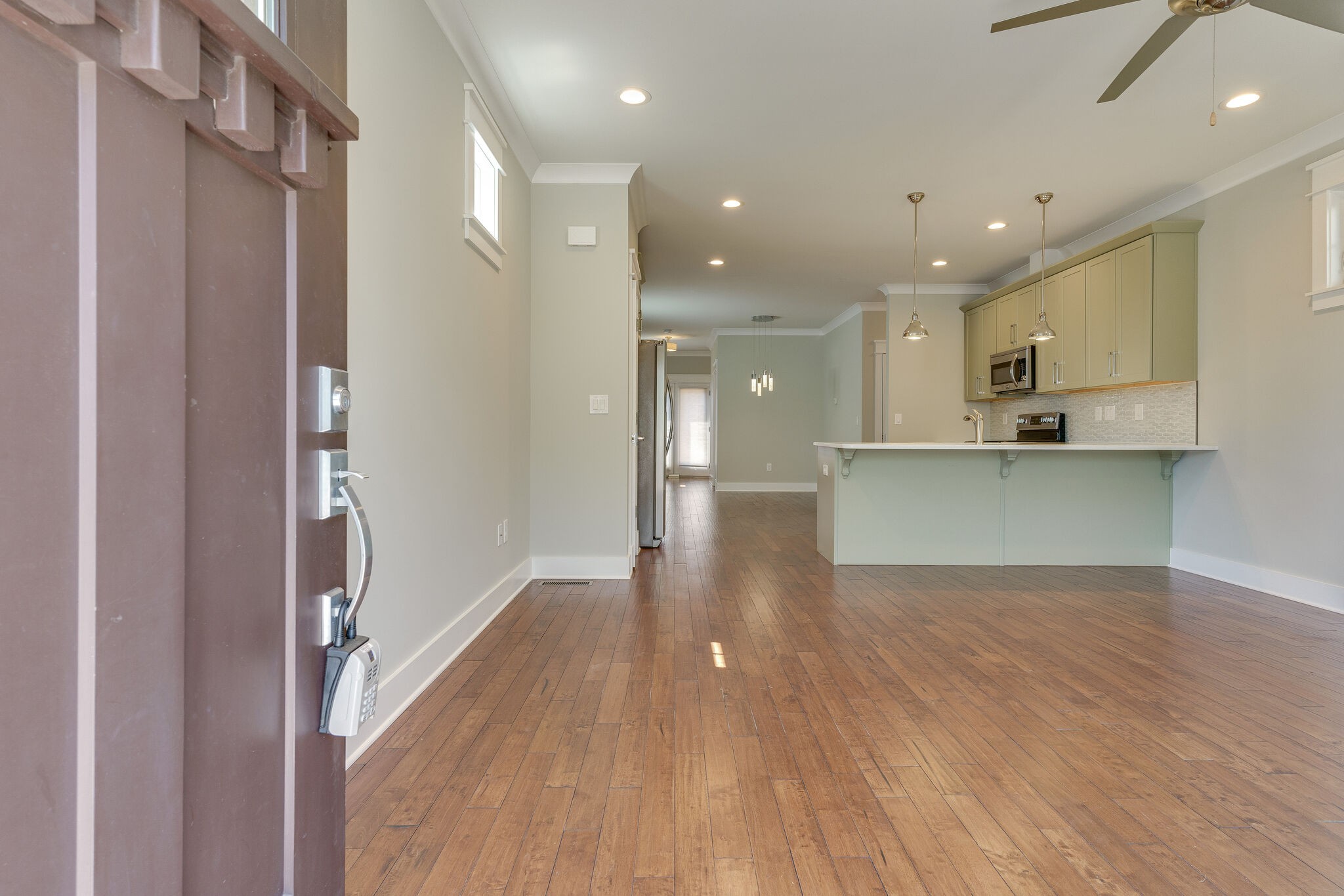 1711 Ridley Boulevard Nashville, TN 37203 - Photo 4 of 49 a view of kitchen with wooden floor