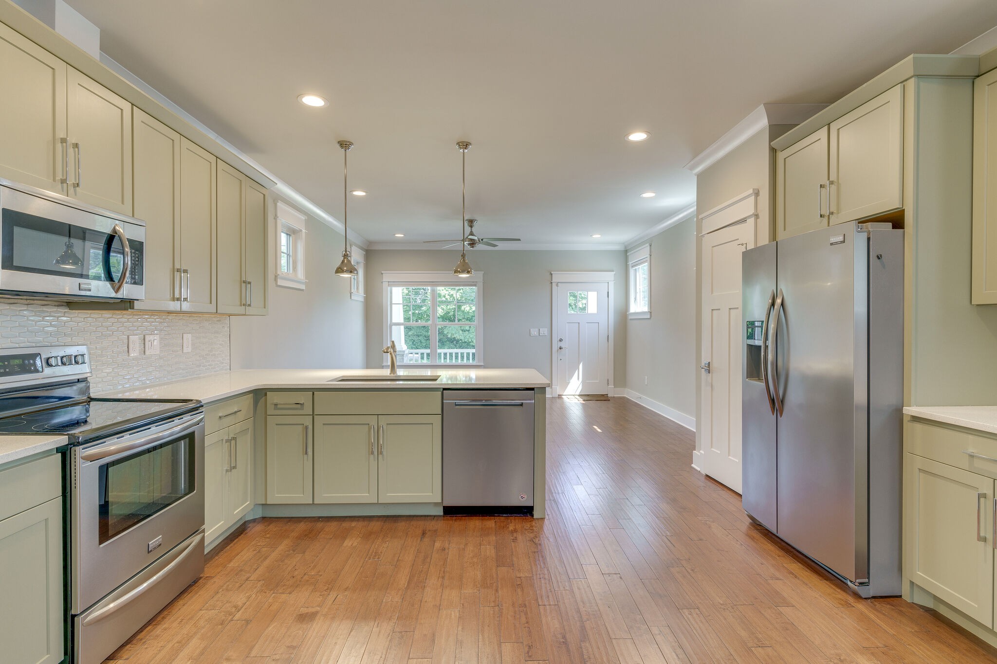 1711 Ridley Boulevard Nashville, TN 37203 - Photo 10 of 49 a kitchen with a refrigerator sink and microwave