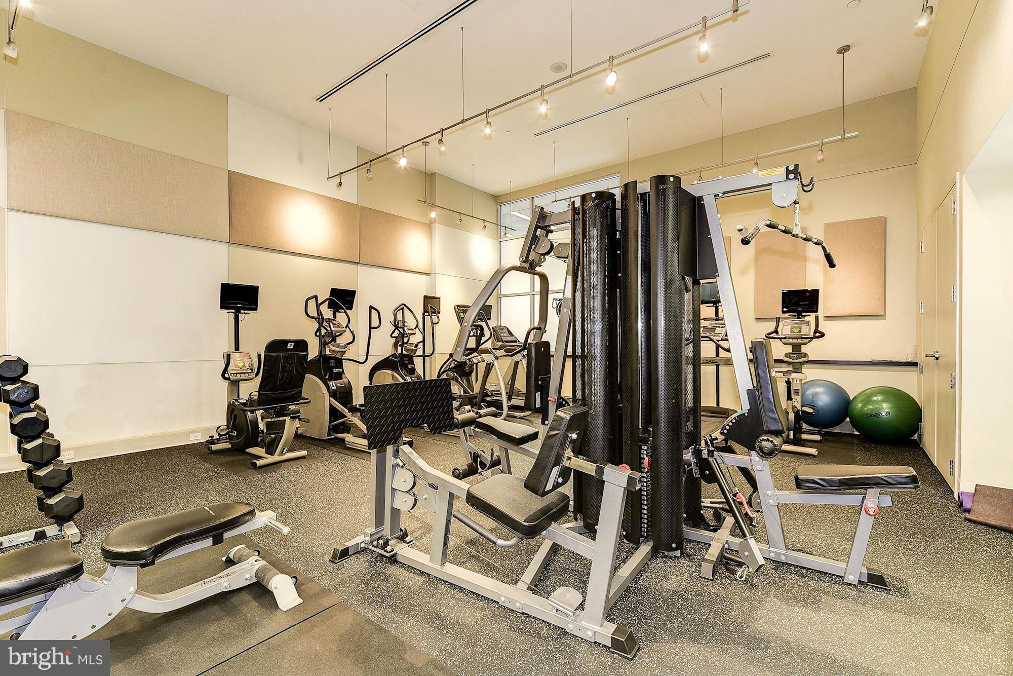 1025 First Street Southeast, Unit 1013 Washington, DC 20003 - Photo 21 of 26 Velocity Exercise Room