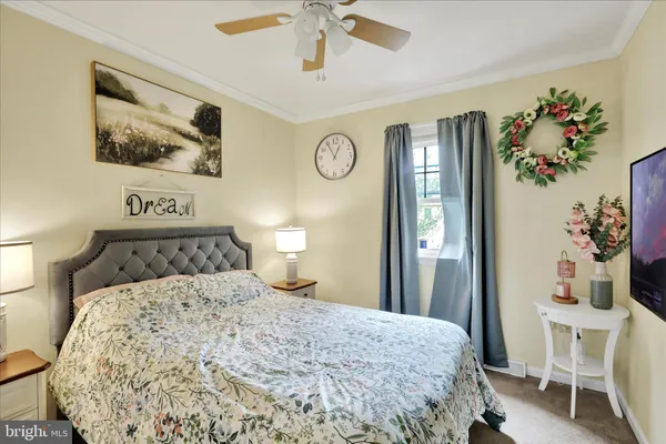 a view of a bedroom