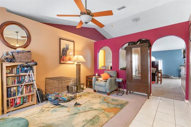a view of a livingroom with furniture