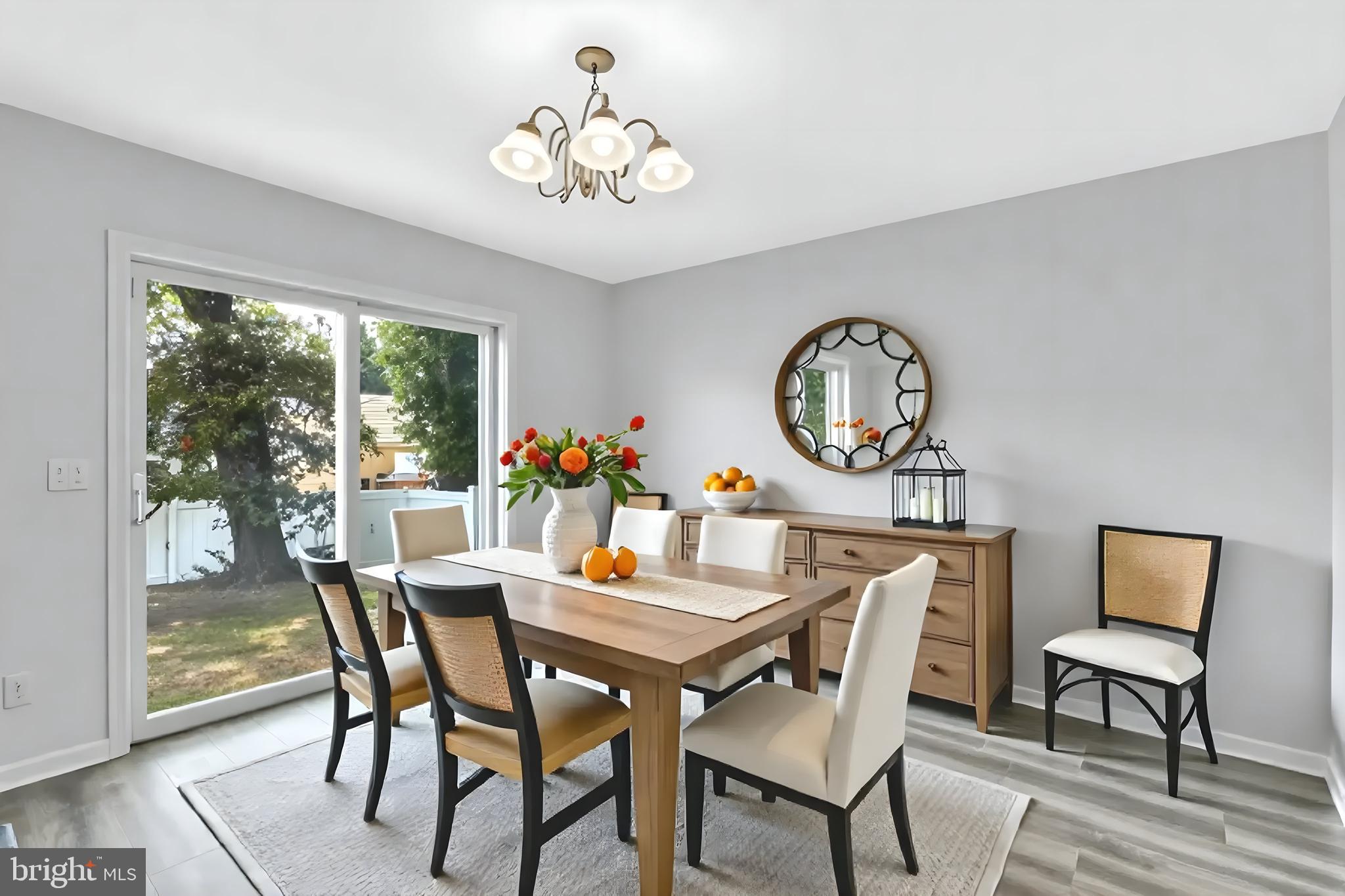 515 Ridge Avenue Hamilton, NJ 08610 - Photo 5 of 30 a view of a dining room with furniture window and wooden floor