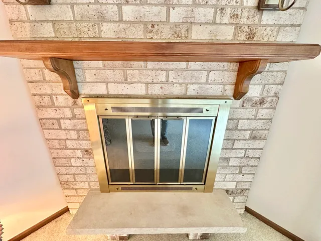 a view of a door of the house