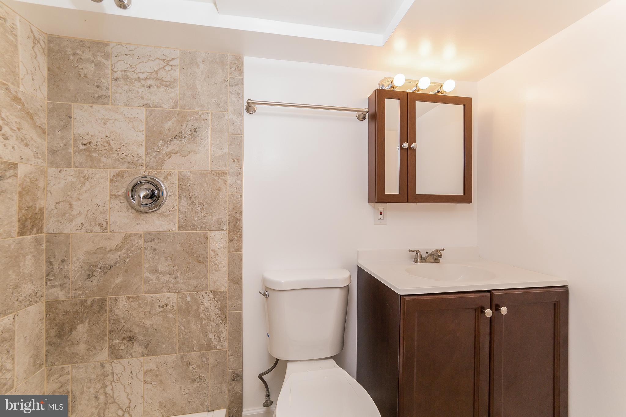 917 Benson Terrace Silver Spring, MD 20901 - Photo 20 of 25 a bathroom with a toilet a sink and mirror