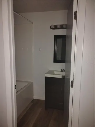 a room that has a closet in it