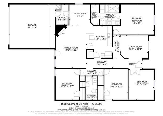 $2,500 | 1538 Oakmont Drive, Allen, TX 75002