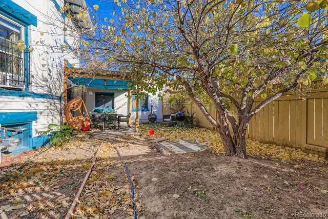 a view of road with large trees