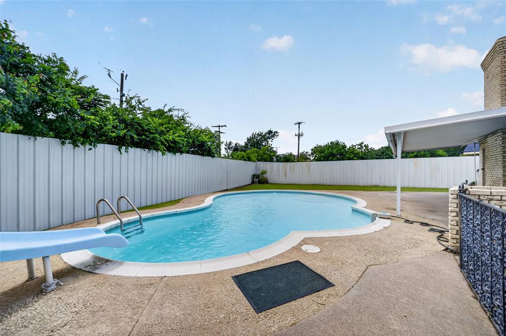 1744 Gross Road Dallas, TX 75228 - Photo 17 of 20 Large Pool with Privacy and Security