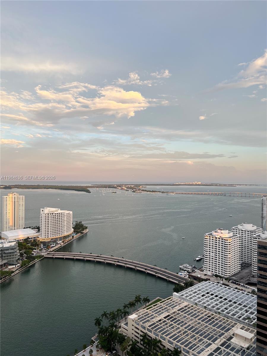 485 Brickell Avenue, Unit 4109 Miami, FL 33131 - Photo 1 of 15 a view of a lake from balcony