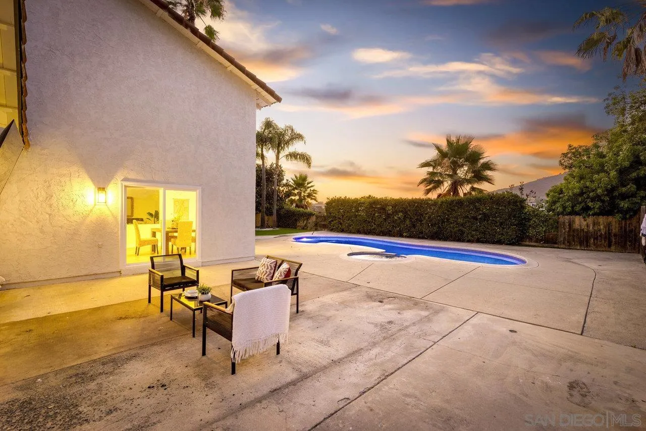 1066 Fulton Road San Marcos, CA 92069 - Photo 33 of 36 a view of swimming pool with seating area