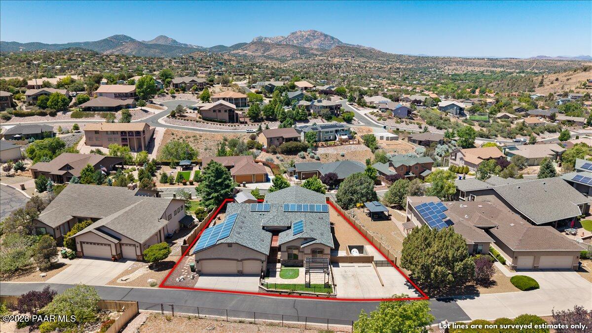 195 Juniper Ridge Drive Prescott, AZ 86301 - Photo 41 of 41 Aerial View N