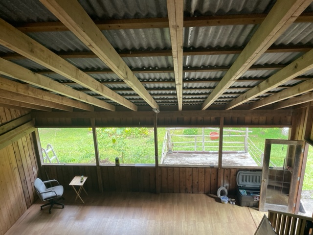14-4792 Sadileck Road Pahoa, HI 96778 - Photo 17 of 30 a view of a porch with furniture and a backyard