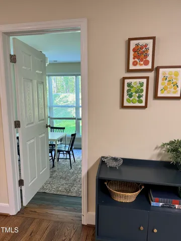 a view of a brick house with a window