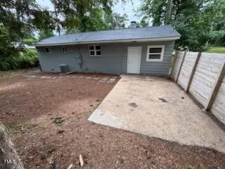 a view of outdoor space yard and garage