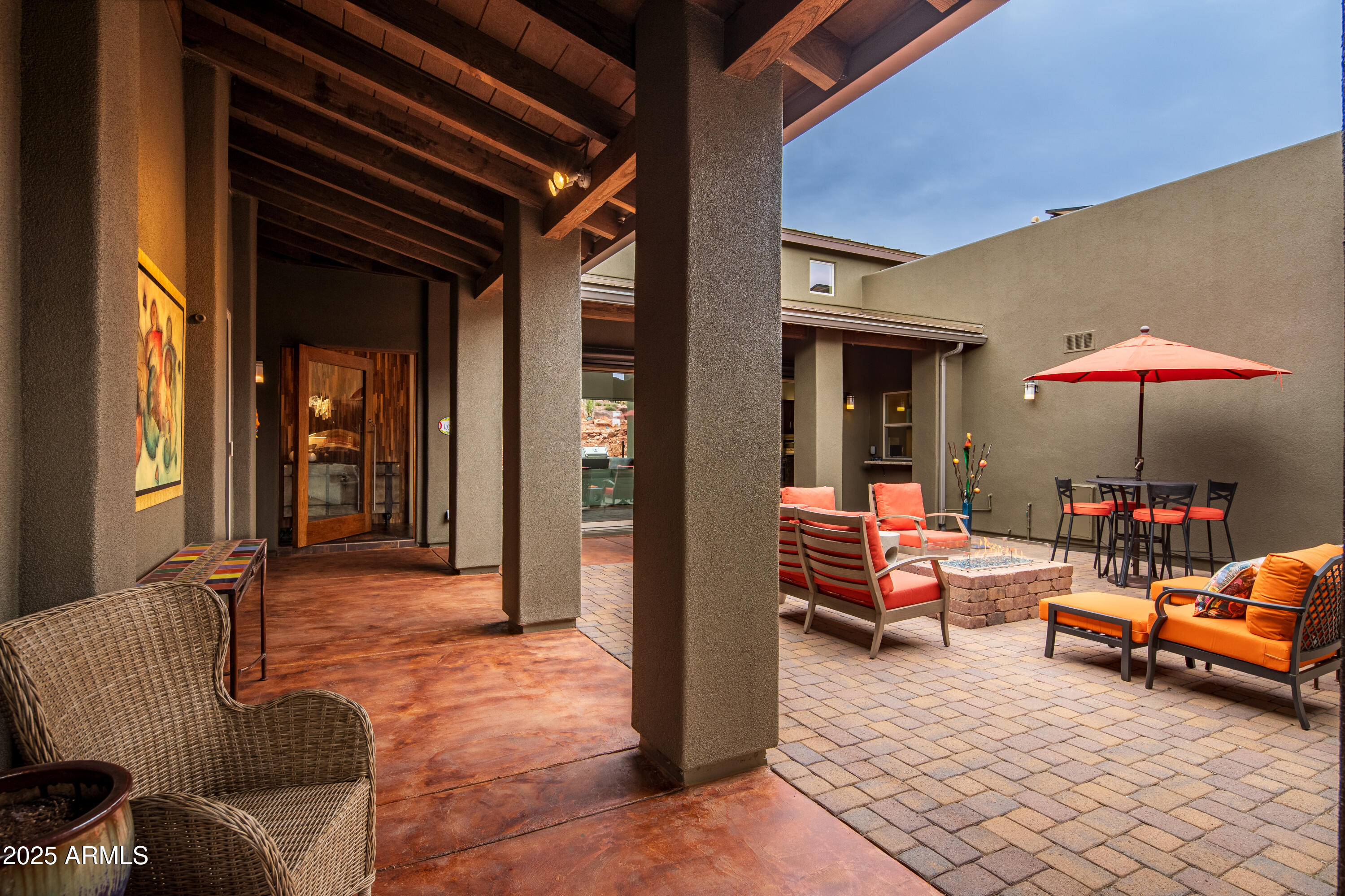 80 Rimstone Circle Sedona, AZ 86336 - Photo 7 of 40 COURTYARD AND FRONT ENTRY