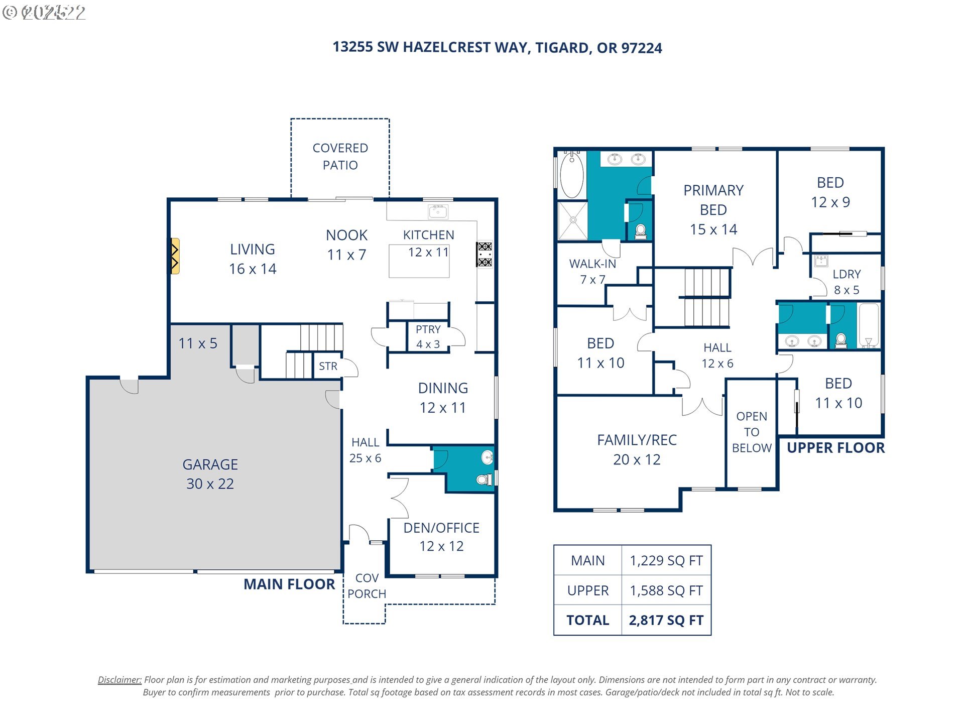 13255 Southwest Hazelcrest Way Portland, OR 97224 - Photo 34 of 37
