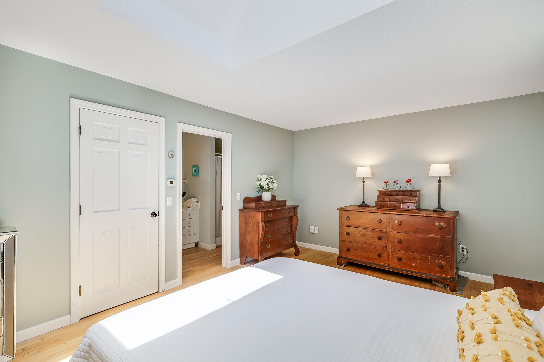 28 Sand Bar Lane Brewster, MA 02631 - Photo 35 of 74 a room with a bed and a dresser in it