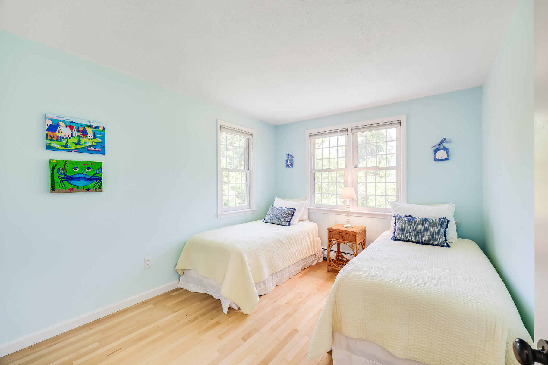 28 Sand Bar Lane Brewster, MA 02631 - Photo 37 of 74 a bedroom with two beds and a window