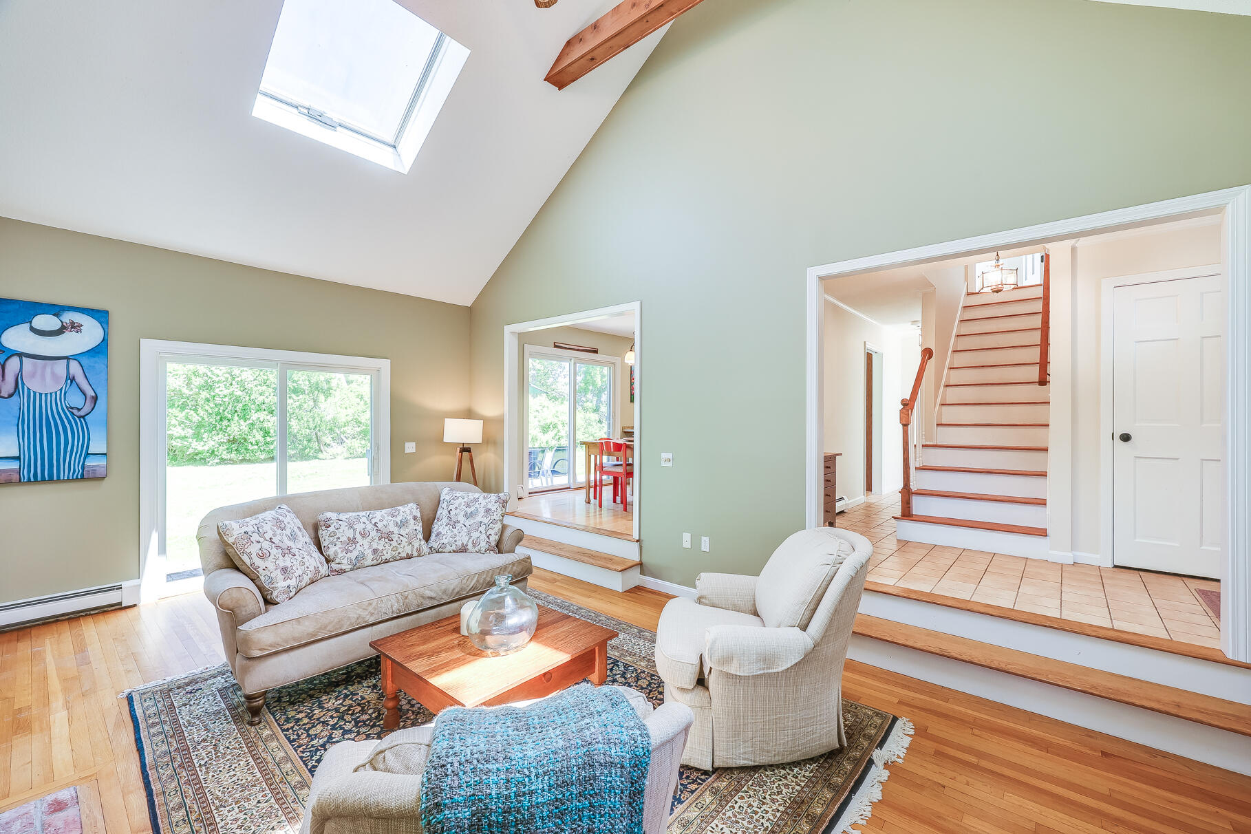 28 Sand Bar Lane Brewster, MA 02631 - Photo 10 of 74 a living room with furniture and a large window