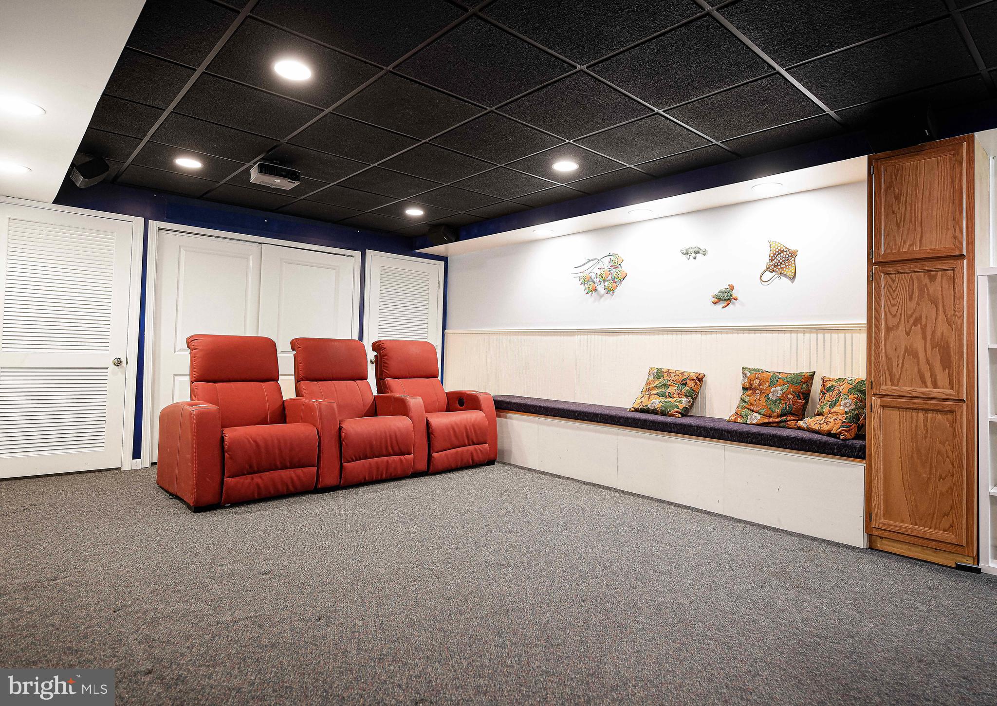 402 Weatherby Road Bel Air, MD 21015 - Photo 36 of 59 Overhead projector, surround sound system stay!