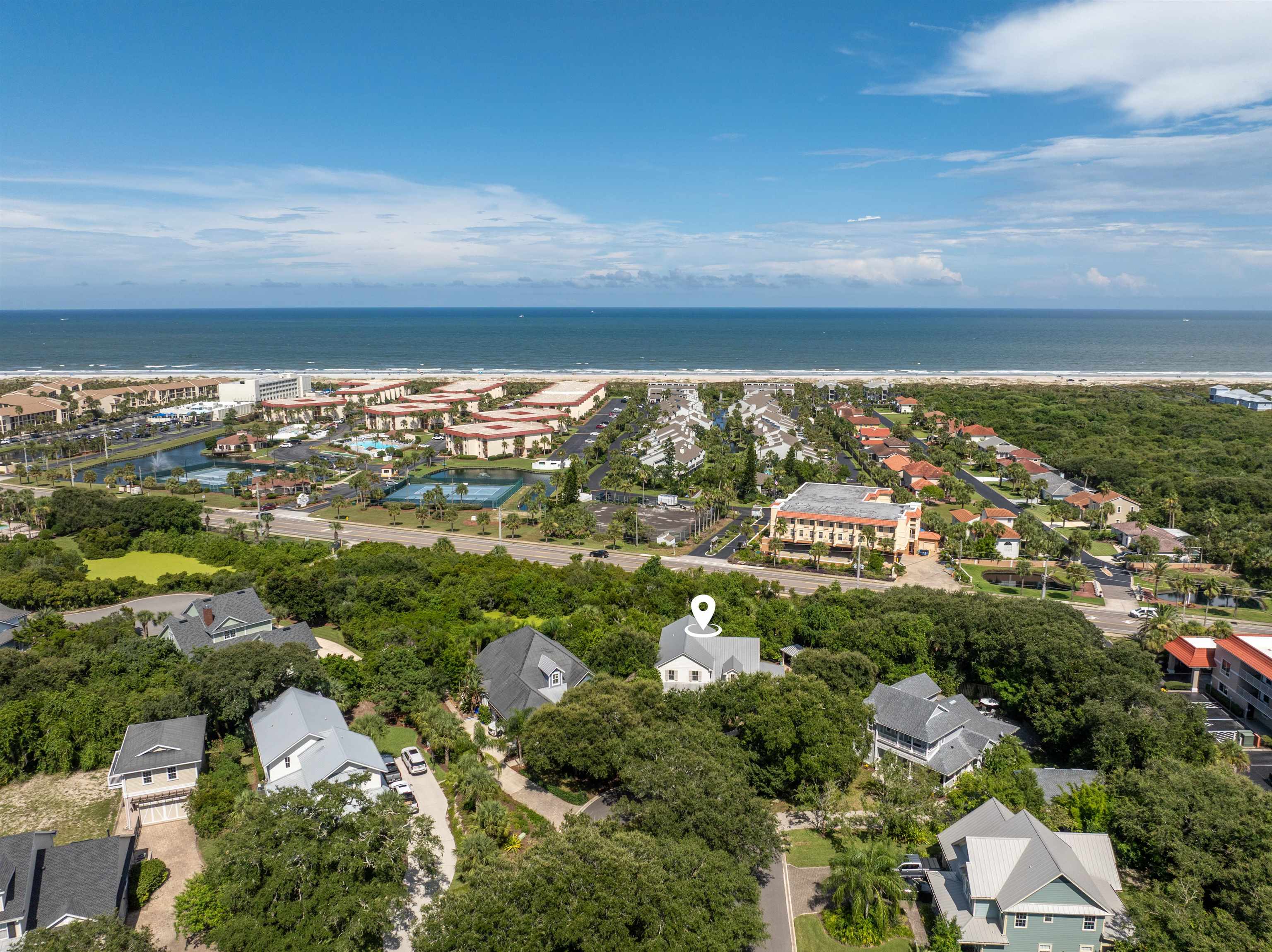 912 Sandy Beach Circle St. Augustine, FL 32080 - Photo 37 of 71 Aerial overview of property's location featuring a nearby body of water and nearby suburban area