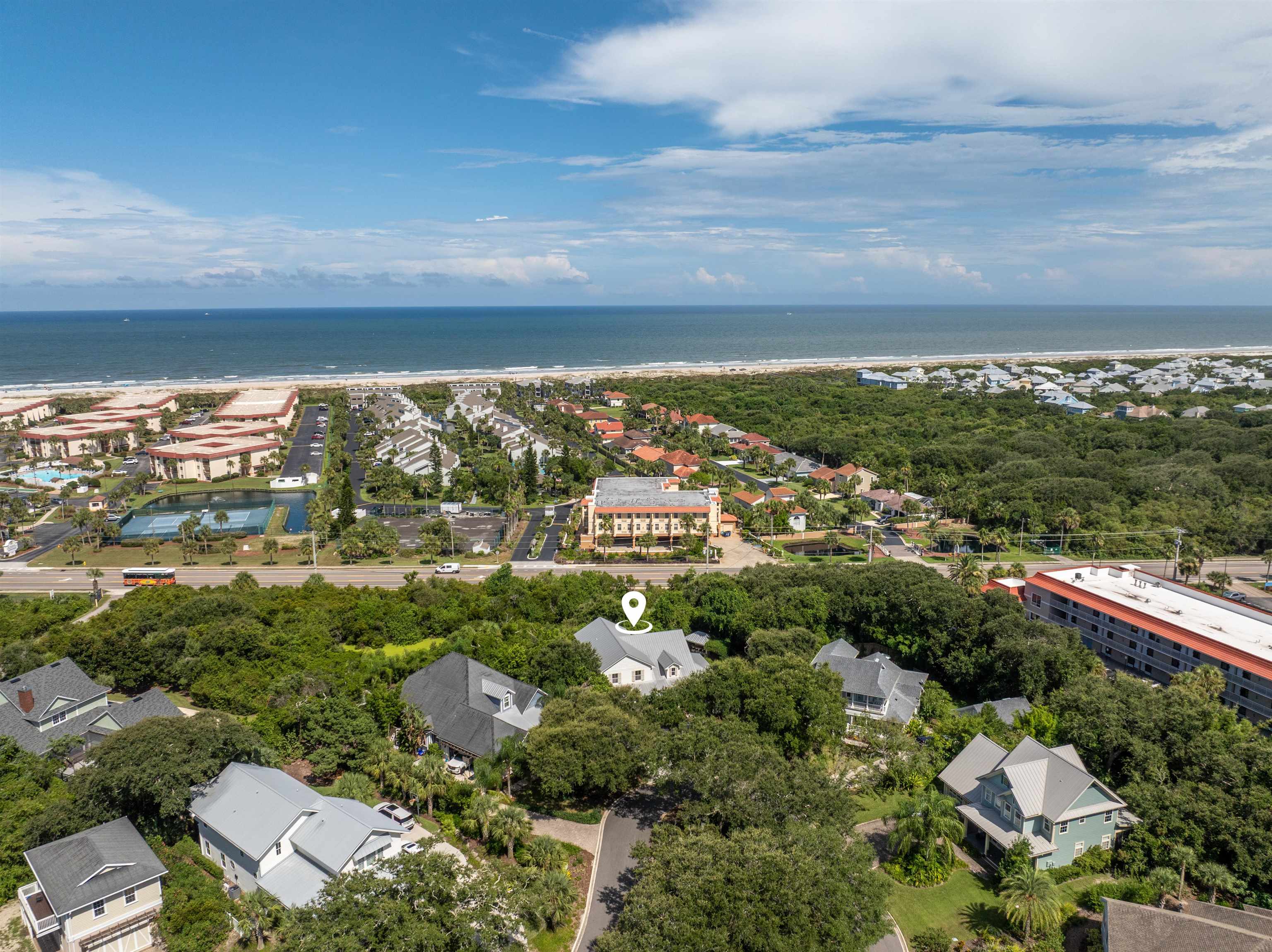 912 Sandy Beach Circle St. Augustine, FL 32080 - Photo 38 of 71 Aerial perspective of suburban area with unending shoreline